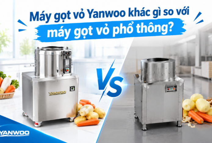 Máy gọt vỏ Yanwoo khác gì so với máy gọt vỏ phổ thông?