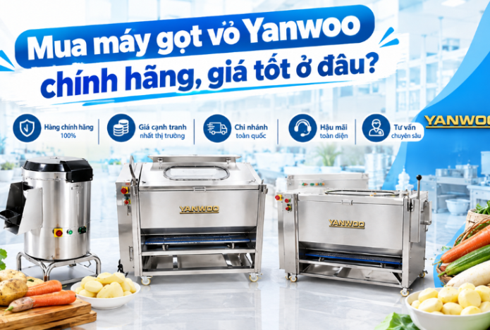Mua máy gọt vỏ Yanwoo chính hãng, giá tốt ở đâu?