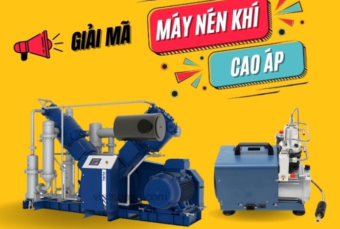 Hình ảnh Máy Nén Khí Cao Áp Là Gì? Các Loại Máy Nén Khí Cao Áp Phổ Biến Hiện Nay