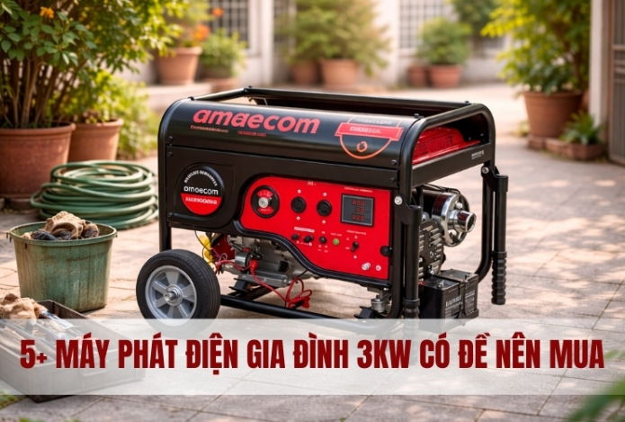 Hình ảnh 5+ Máy Phát Điện Gia Đình 3kw Có Đề Nên Mua