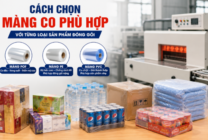Cách chọn màng co phù hợp với từng loại sản phẩm đóng gói