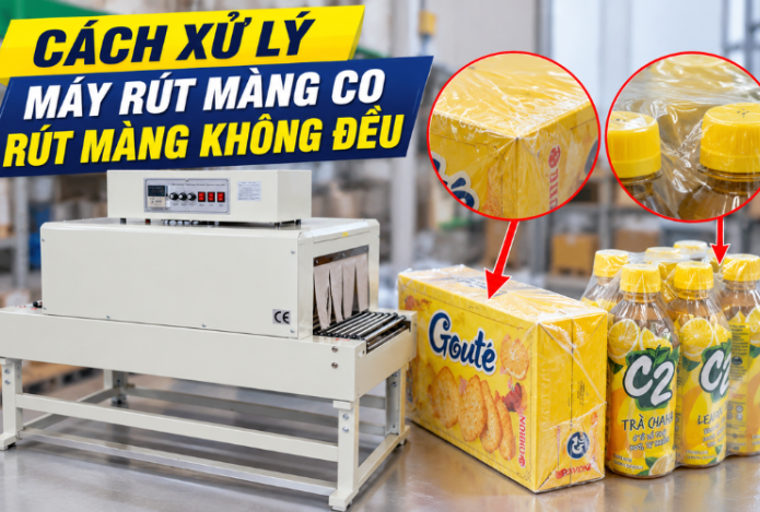 Cách xử lý máy rút màng co rút màng không đều