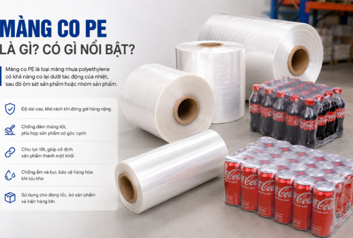 Màng co PE có gì nổi bật? Khi nào nên sử dụng trong đóng gói?