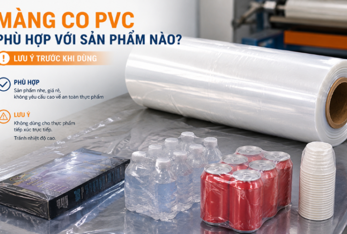 Màng co PVC phù hợp với sản phẩm nào? Lưu ý trước khi dùng