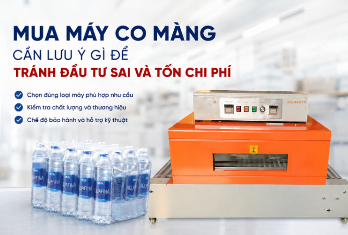 Hình ảnh Mua máy co màng cần lưu ý gì để tránh đầu tư sai và tốn chi phí?