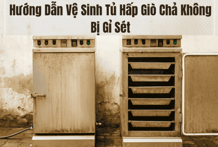 Hướng Dẫn Vệ Sinh Tủ Hấp Giò Chả Không Bị Gỉ Sét
