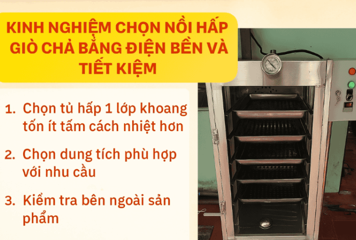 Kinh Nghiệm Chọn Nồi Hấp Giò Chả Bằng Điện Bền Và Tiết Kiệm