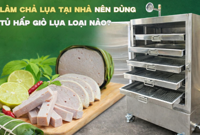 Làm Chả Lụa Tại Nhà Nên Dùng Tủ Hấp Giò Lụa Loại Nào