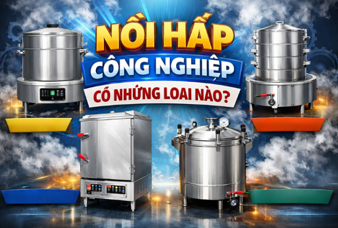 Hình ảnh Nồi Hấp Công Nghiệp Có Những Loại Nào?