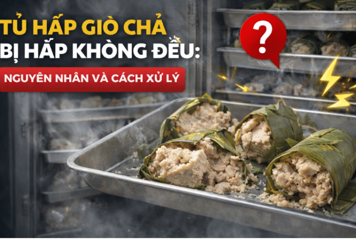 Tủ hấp giò chả bị hấp không đều: Nguyên nhân và cách xử lý