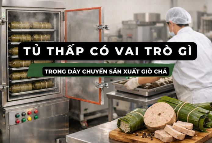 Tủ Hấp Giò Có Vai Trò Gì Trong Dây Chuyền Sản Xuất Giò Chả?