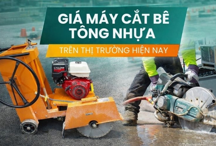 Hình ảnh Giá máy cắt bê tông nhựa trên thị trường hiện nay