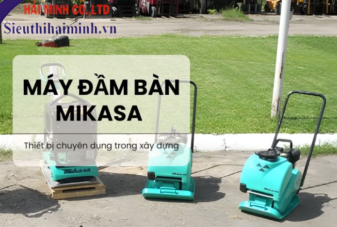 Hình ảnh Máy đầm bàn mikasa chuyên dụng trong xây dựng
