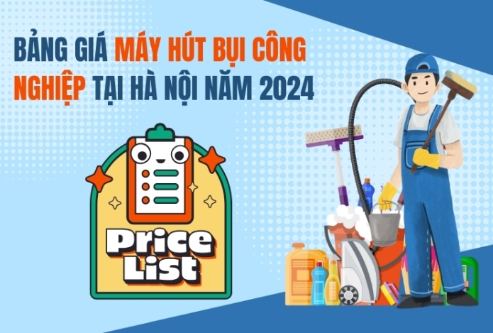 Hình ảnh Bảng giá máy hút bụi công nghiệp tại Hà Nội năm 2024