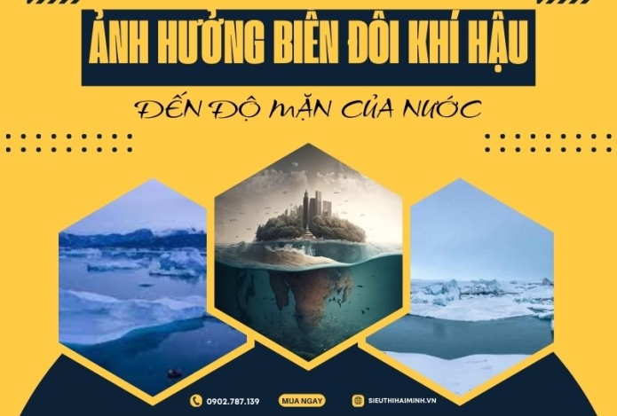Hình ảnh Ảnh hưởng của biến đổi khí hậu đến độ mặn của nước biển