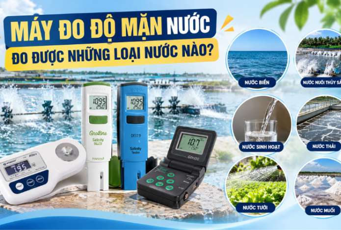 Hình ảnh Máy đo độ mặn nước đo được những loại nước nào?