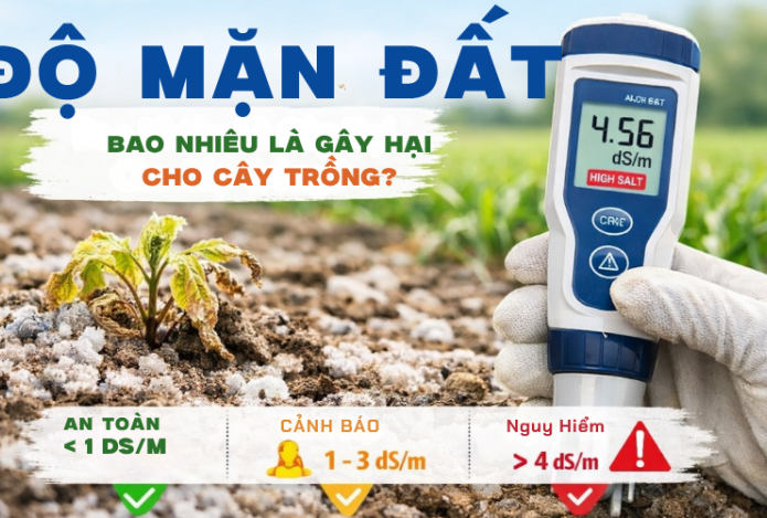 Độ Mặn Đất Bao Nhiêu Là Gây Hại Cho Cây Trồng