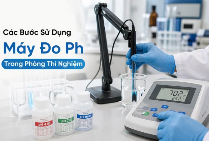 Hình ảnh Hướng Dẫn Từng Bước Sử Dụng Máy Đo Ph Trong Phòng Thí Nghiệm