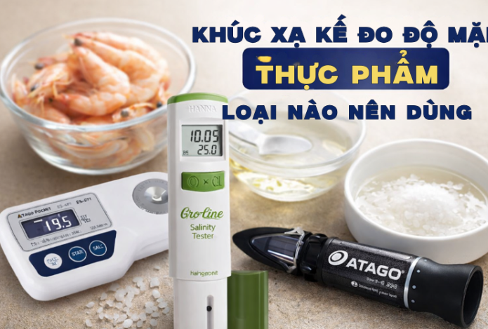 Khúc Xạ Kế Đo Độ Mặn Thực Phẩm Loại Nào Nên Dùng
