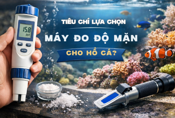 Hình ảnh Tiêu Chí Lựa Chọn Máy Đo Độ Mặn Cho Hồ Cá?