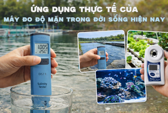 Hình ảnh Ứng Dụng Thực Tế Của Máy Đo Độ Mặn Trong Đời Sống Hiện Nay