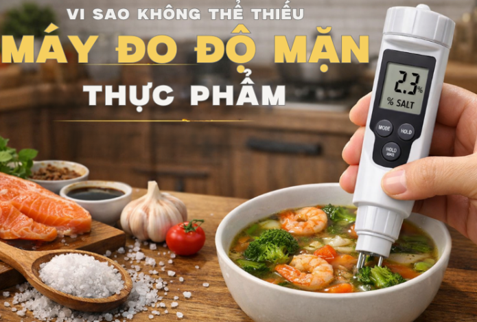 Hình ảnh Vì Sao Không Thể Thiếu Máy Đo Độ Mặn Thực Phẩm?