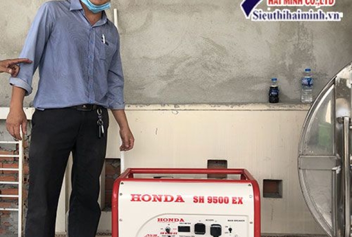 Hình ảnh Bàn Giao Máy Phát Điện Honda SH 9500EX cho khách HCM