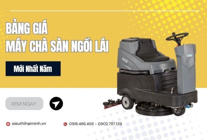 Hình ảnh Bảng Giá Máy Chà Sàn Ngồi Lái Mới Nhất Năm
