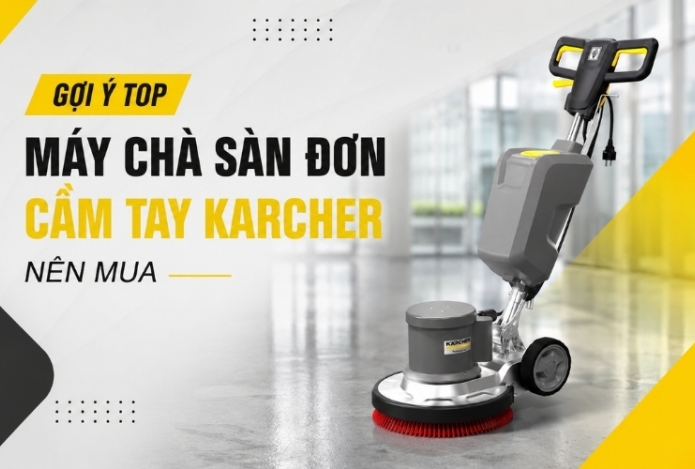 Hình ảnh Gợi Ý Top Máy Chà Sàn Đơn Cầm Tay Karcher Nên Mua