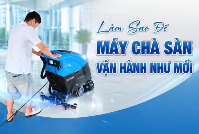 Hình ảnh Làm Sao Để Máy Chà Sàn Vận Hành Như Mới