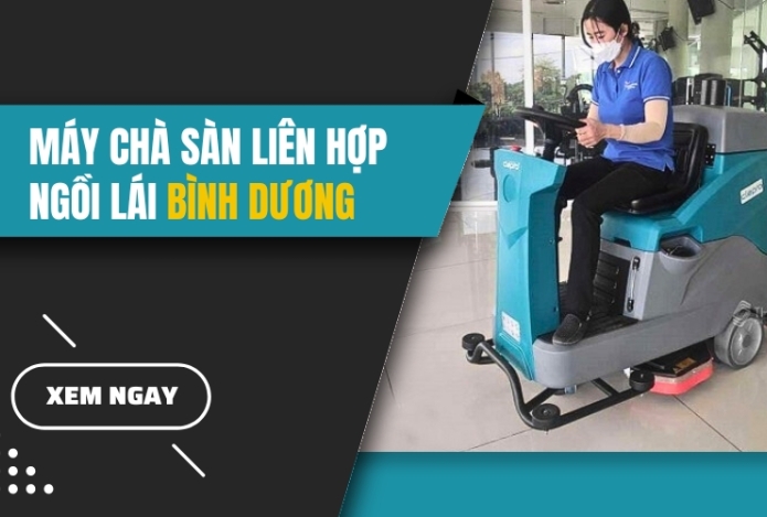 Hình ảnh Máy Chà Sàn Liên Hợp Ngồi Lái Bình Dương