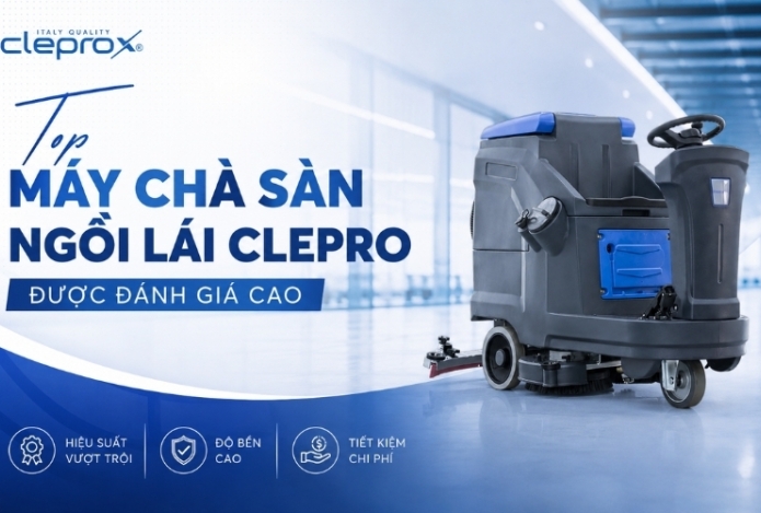 Top Máy Chà Sàn Ngồi Lái Clepro Được Đánh Giá Cao  