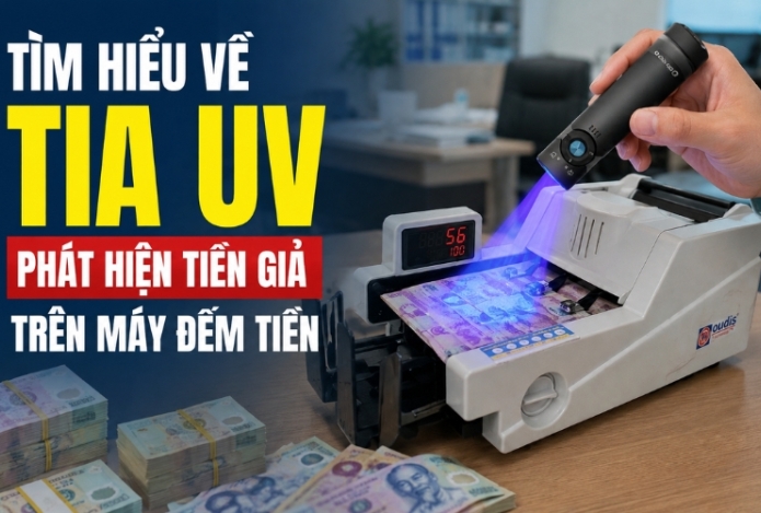 Hình ảnh Tìm hiểu về tia UV phát hiện tiền giả trên máy đếm tiền