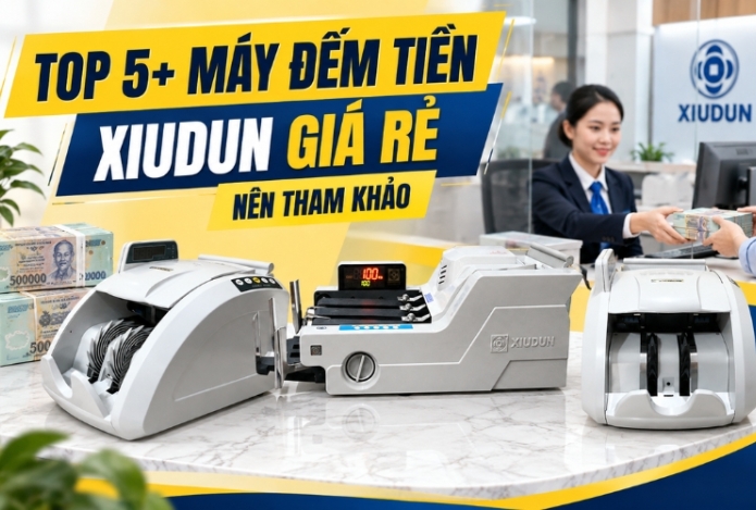 Hình ảnh Top 5+ máy đếm tiền Xiudun giá rẻ nên tham khảo 2026