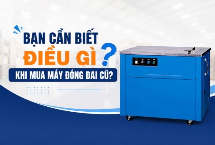 Hình ảnh Bạn cần biết điều gì khi mua máy đóng đai cũ?