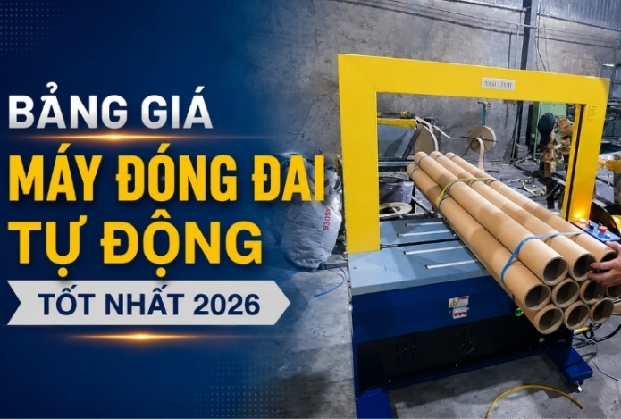 Bảng giá máy đóng đai tự động tốt nhất 2026