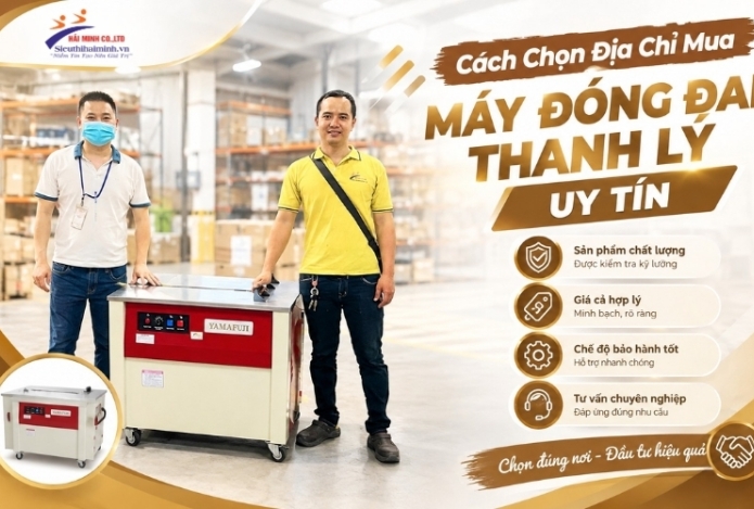 Cách Chọn Địa Chỉ Mua Máy Đóng Đai Thanh Lý Uy Tín