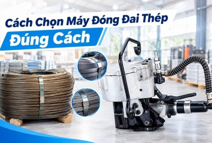 Cách Chọn Máy Đóng Đai Thép Đúng Cách