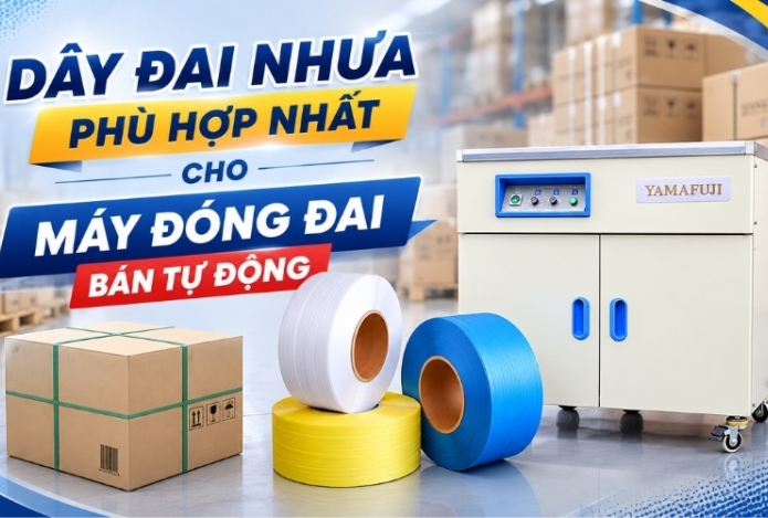 Dây Đai Nhựa Phù Hợp Nhất Cho Máy Đóng Đai Bán Tự Động