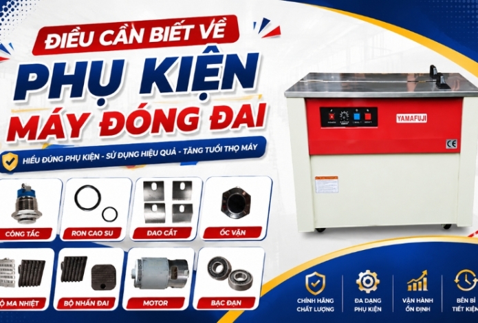 Điều Cần Biết Về Phụ Kiện Máy Đóng Đai