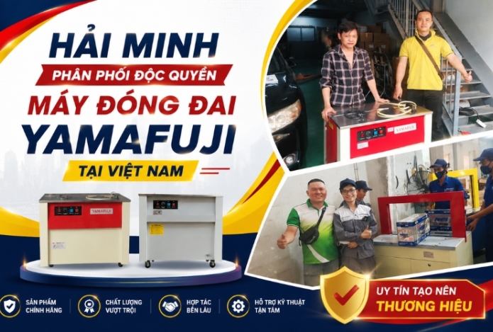 Hải Minh Phân Phối Độc Quyền Máy Đóng Đai Yamafuji tại Việt Nam
