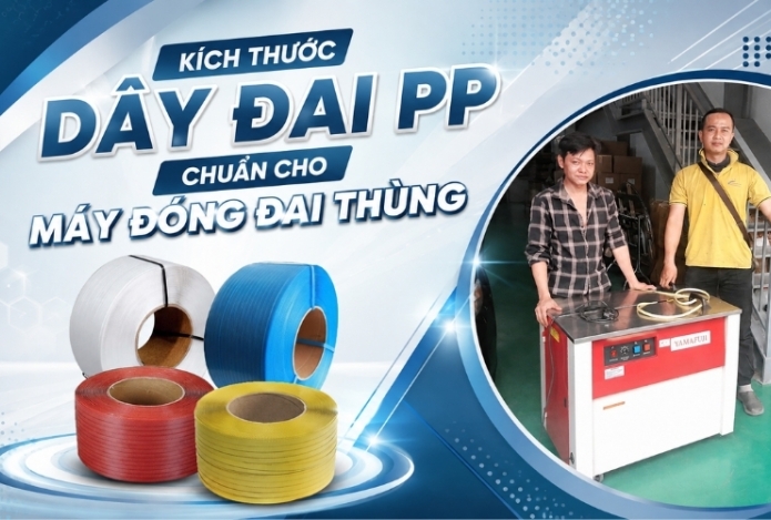 Kích Thước Dây Đai Pp Chuẩn Cho Máy Đóng Đai Thùng