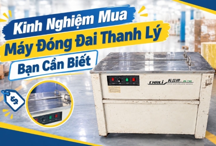 Kinh Nghiệm Mua Máy Đóng Đai Thanh Lý Bạn Cần Biết