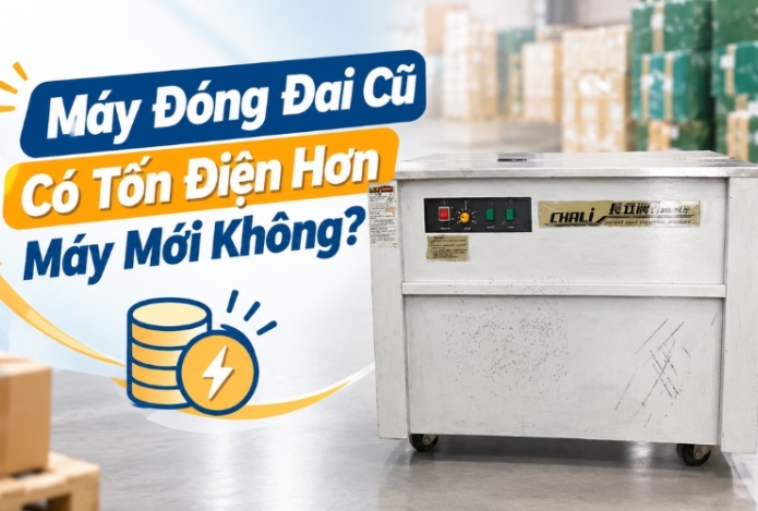Máy Đóng Đai Cũ Có Tốn Điện Hơn Máy Mới Không?