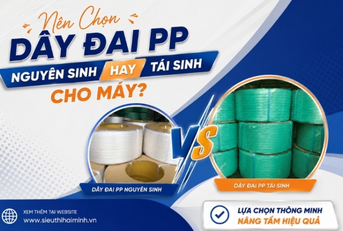 Nên Chọn Dây Đai PP Nguyên Sinh Hay Tái Sinh Cho Máy?