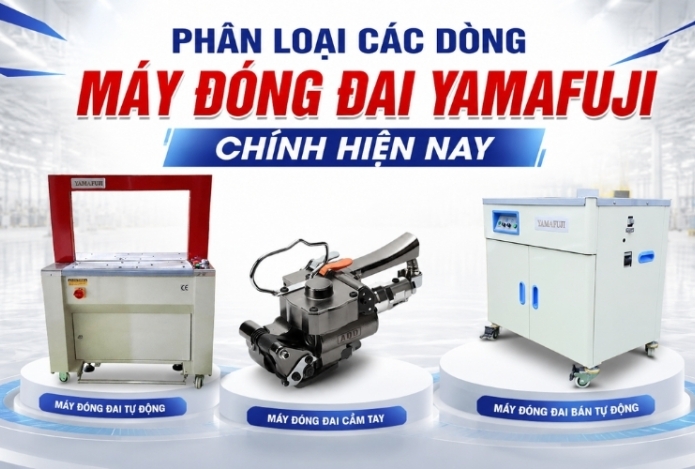 Hình ảnh Phân Loại Các Dòng Máy Đóng Đai Yamafuji Chính Hiện Nay