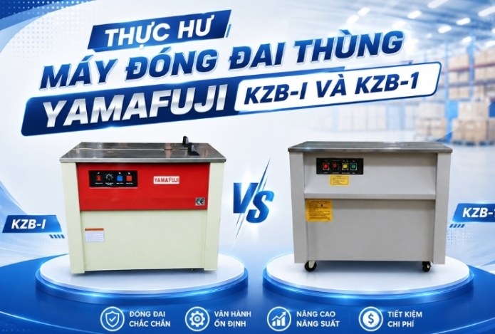Thực Hư Máy Đóng Đai Thùng Yamafuji KZB-I Và KZB-1
