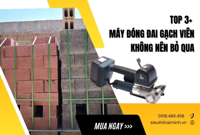 Hình ảnh Top 3+ Máy Đóng Đai Gạch Viên Không Nên Bỏ Qua