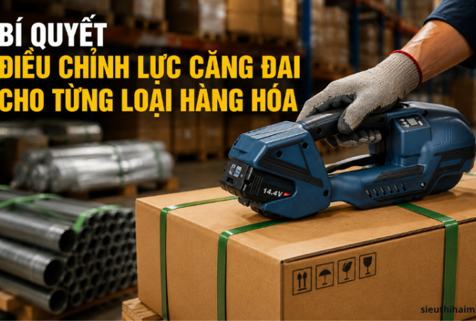 Bí quyết điều chỉnh lực căng đai cho từng loại hàng hóa