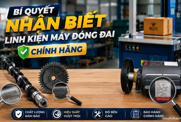 Bí quyết nhận biết linh kiện máy đóng đai chính hãng